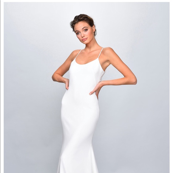 THEIA Wedding Slip Gown